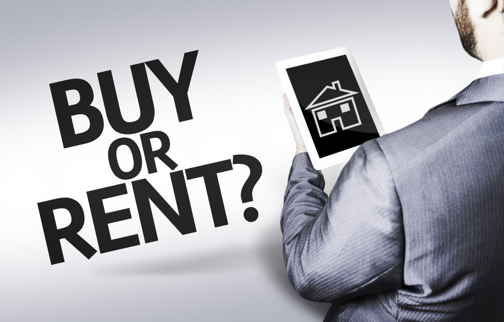 buy or rent concept